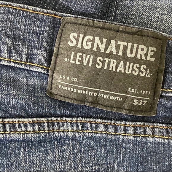 Levi’s Signature Slim Jeans Skinny Jeans Medium Wash - Picture 6 of 7